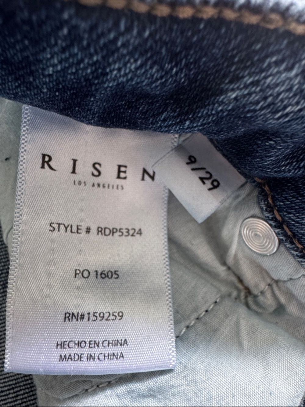 Classic Blue Wide-Leg Women's Jeans - Relaxed Flare - Picture 2 of 5
